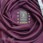 Shah Boski Wine Purple
